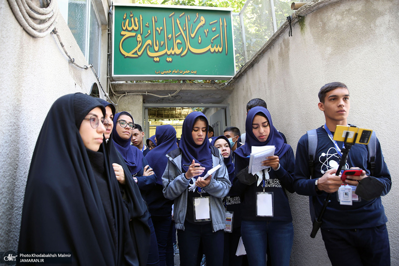 بازدید جمعی از دانش آموزان و معلمان کشور ونزوئلا‎‎ از جماران