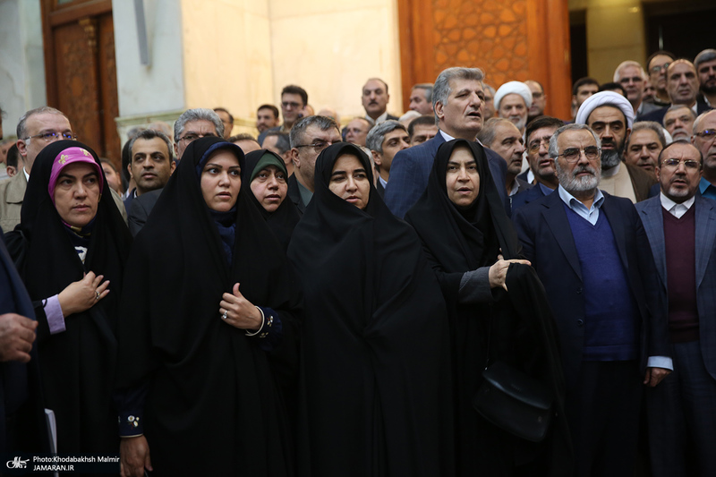 مراسم تجدید میثاق رئیس و نمایندگان مجلس شورای اسلامی با آرمان های امام خمینی (س)