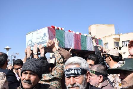 پیکر مطهر 2 شهید گمنام در شهرستان محلات تشییع شد