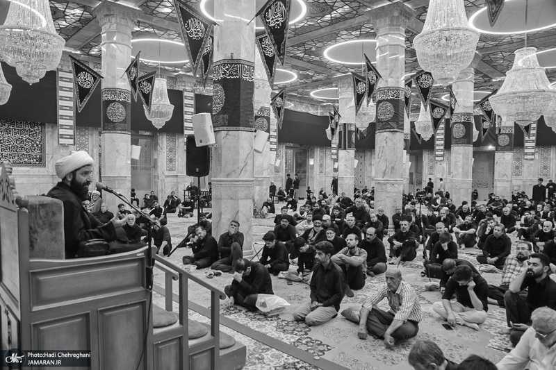 مراسم عزاداری دهه اول ماه محرم در مسجد اعظم قم