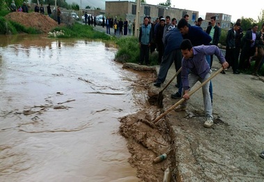 سیل به 18 روستای نقده خسارت زد