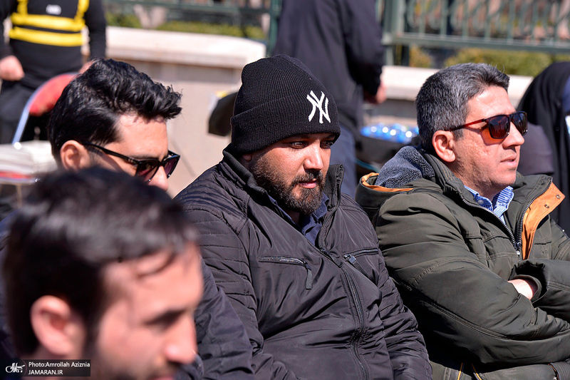 مراسم درختکاری در جوار حرم مطهر امام خمینی (س)