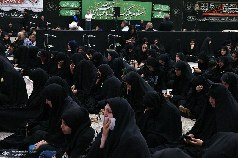 دومین شب عزاداری حضرت اباعبدالله الحسین (ع) در حرم امام خمینی