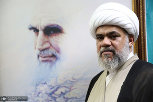 بازدید نماینده آیت الله العظمی یعقوبی از جماران / قیس طایی