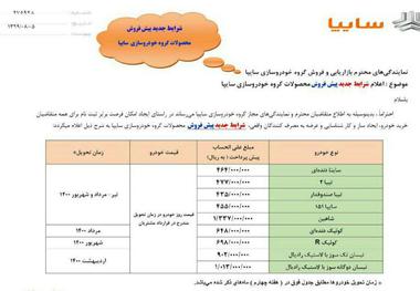 آغاز فروش 9 خودرو سایپا / شاهین دوباره به طرح فروش آمد (+جدول و جزئیات) 