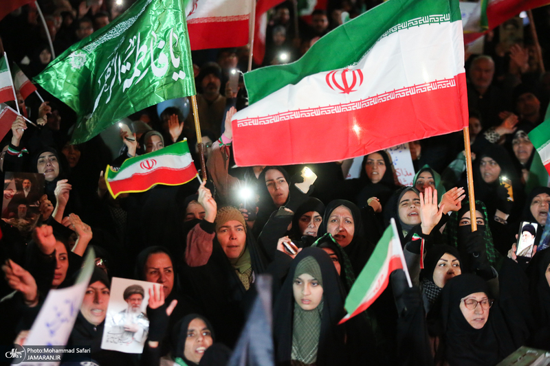 تجمع و راهپیمایی خودرویی در پرند