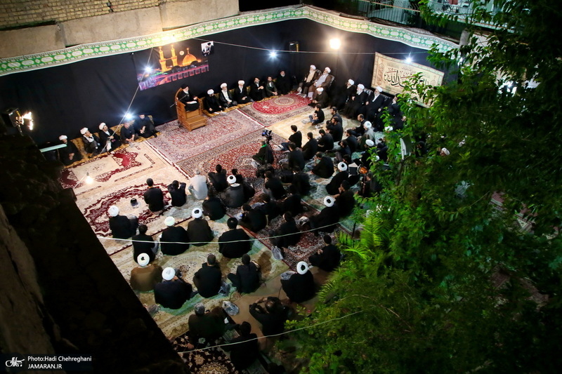 عزاداری دهه اول ماه صفر در بیت مرحوم آیت الله نصرالله شاه آبادی‎ (ره)