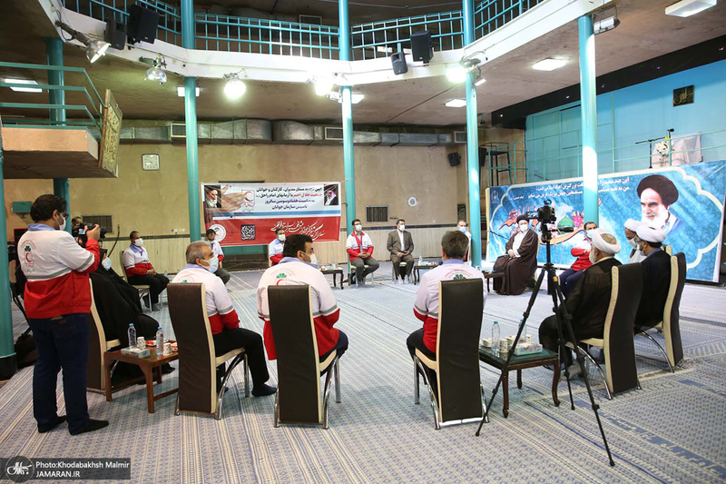 دیدار مدیران، کارکنان و جوانان جمعیت هلال احمر با سید حسن خمینی