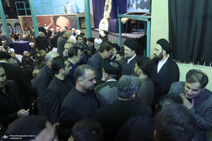 مراسم بزرگداشت همسر آیت الله موسوی بجنوردی (ره) در حسینیه شماره یک جماران-3