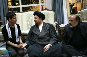 دیدار جمعی از جوانان خانواده های تحت پوشش کمیته امداد امام خمینی با یادگار امام (س)