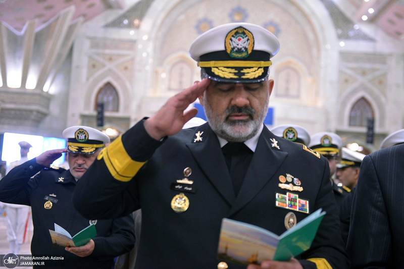 تجدید میثاق فرمانده و کارکنان نیروی دریایی ارتش جمهوری اسلامی ایران با آرمان‌های امام خمینی(س)