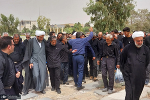 مراسم تشییع و خاکسپاری آیت الله حسن صانعی (ره) در قم