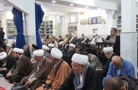 مجلس عزاداری به مناسبت ایّام شهادت حضرت فاطمه زهرا (س) در دفتر آیت الله العظمی صانعی (1)