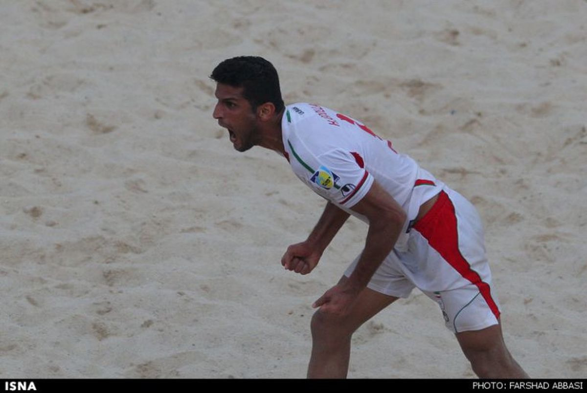 پیروزی ایران مقابل اسپانیا در جام جهانی فوتبال ساحلی