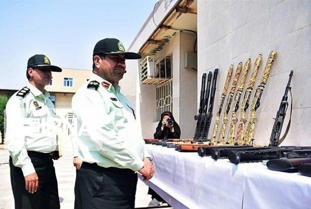 ۲۶۲ قبضه سلاح جنگی و شکاری در خوزستان کشف شد