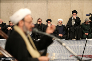 مراسم بزرگداشت شهید حاج قاسم سلیمانی و همرزمانش در حسینیه امام خمینی (ره)