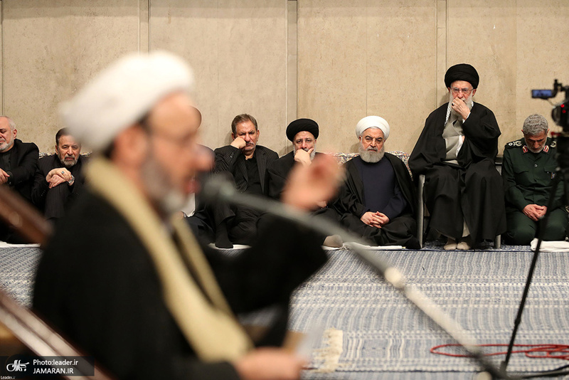 مراسم بزرگداشت شهید حاج قاسم سلیمانی و همرزمانش در حسینیه امام خمینی (ره)