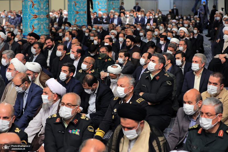 دیدار رمضانی مسئولان نظام با رهبر معظم انقلاب