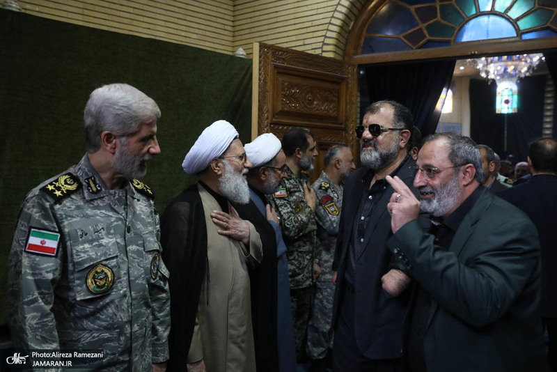 مراسم تکریم ۵۷ شهید گلگون کفن ارتش جمهوری اسلامی ایران