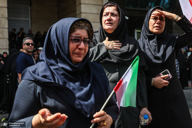 مراسم تشییع شهدای جنگ تحمیلی رژیم صهیونیستی در تهران-5