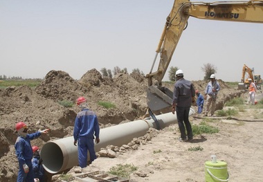 روستای جابجا شده پالتلوی زنجان از آب شرب برخوردار می شود