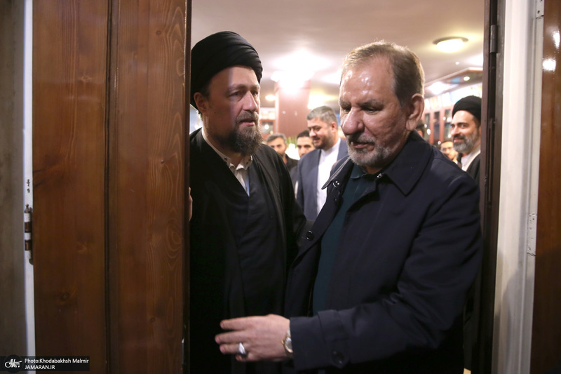 حضور شخصيت هاي سياسي در منزل مرحوم آیت الله بجنوردی 2