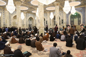 مراسم بزرگداشت آیت الله ری شهری (ره) در مسجد اعظم قم‎