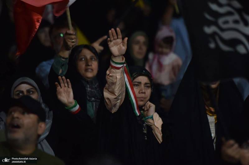 صد و دومین اجتماع پر شور مردم در میدان معلم
