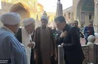 مراسم بزرگداشت مرحوم آیت‌الله العظمی محفوظی در حرم مطهر رضوی (13)