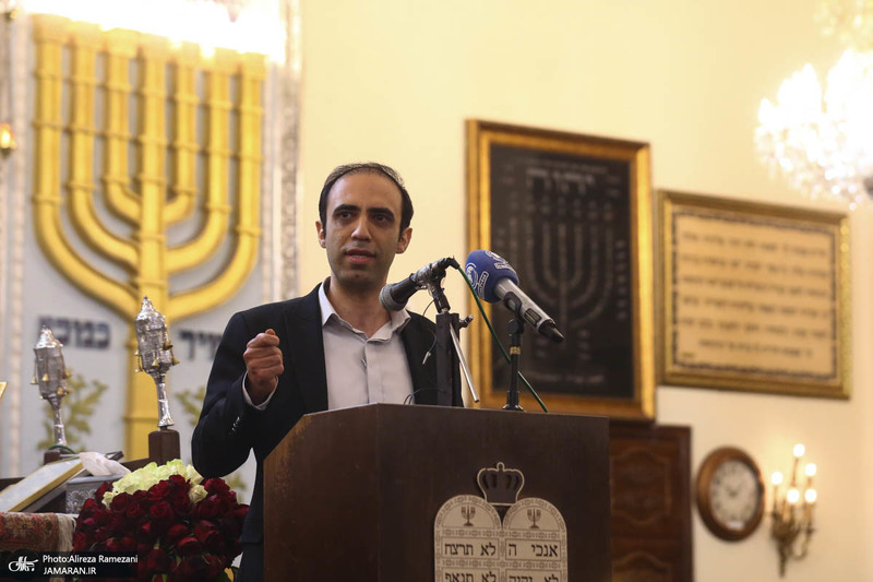 مراسم ادای احترام جامعه کلیمیان به مقام شامخ حضرت امام خمینی (س)