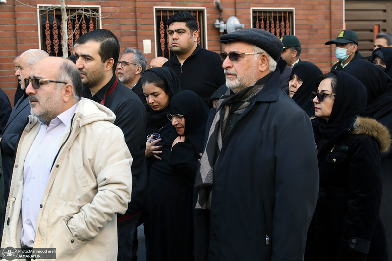 مراسم تشییع مادر شهیدان جواد سپهری