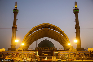 آخرین مراحل آماده‌سازی مصلی امام خمینی(ره) برای وداع با رهبر شهید