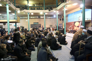 مراسم بزرگداشت مرحوم حاج عیسی جعفری و مرحوم سید احمد میریان در حسینیه جماران