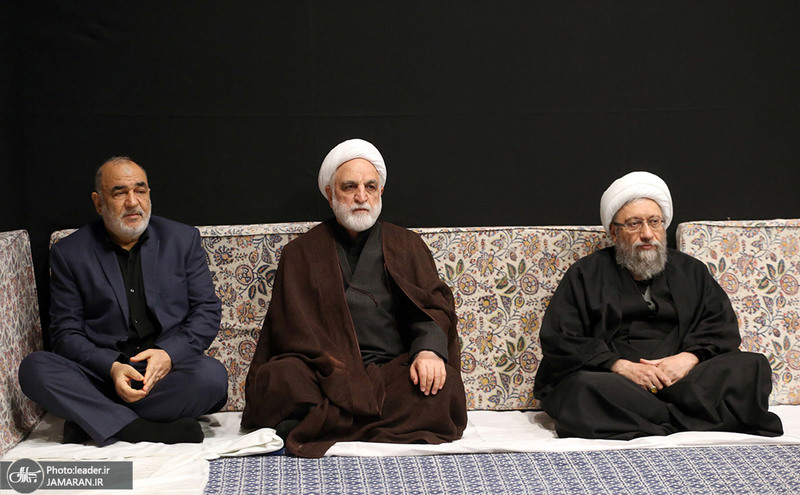 مراسم عزاداری شب شهادت حضرت فاطمه‌زهرا (س) در حسینیه امام خمینی