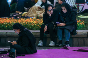 احیای شب بیست و سوم ماه مبارک رمضان در میدان فلسطین