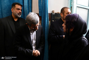 مراسم ختم خواهر محمود احمدی نژاد