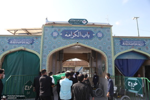 مراسم تشییع حجت الاسلام و المسلمین سید محمد جواد حسینی کاشانی(ره)