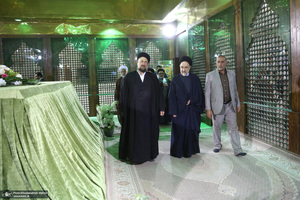 تجدید میثاق مجمع روحانیون مبارز و مجمع مدرسین و محققین حوزه علمیه قم با امام خمینی (س)