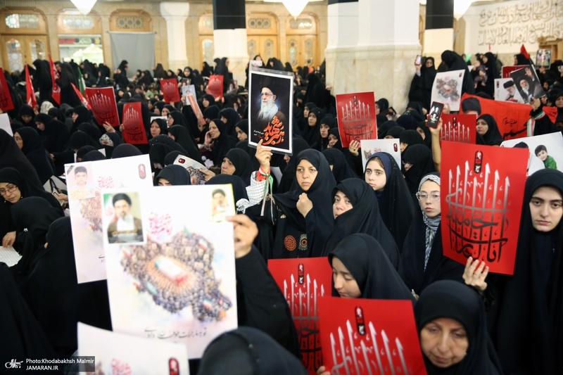 مراسم بزرگداشت رهبر شهید در قم- ۲