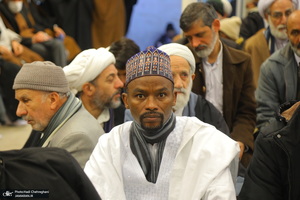 عمامه گذاری طلاب به مناسبت نیمه شعبان