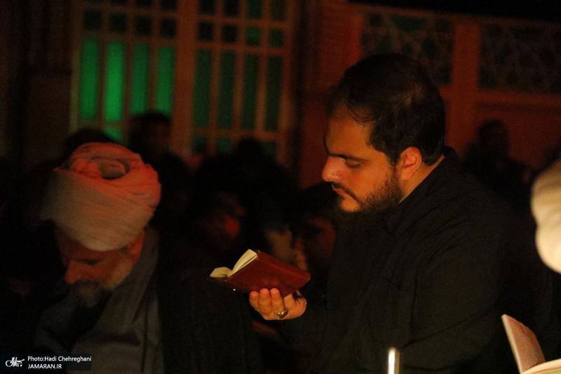 احیای شب بیست و یکم ماه مبارک رمضان در تکیه حاج سید حسن قم