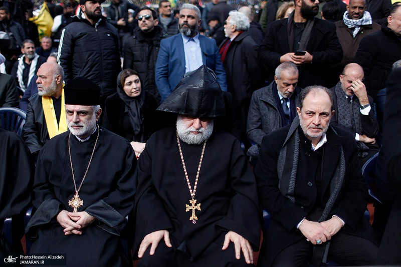 تصاویر اختصاصی جماران از مراسم تشییع شهیدان سید حسن نصرالله و سید هاشم صفی الدین -1