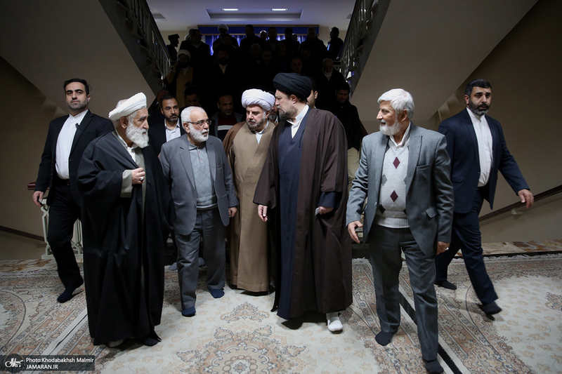 دیدار رئیس، مدیران و جمعی از کارکنان کمیته امداد امام خمینی (ره) با سید حسن خمینی