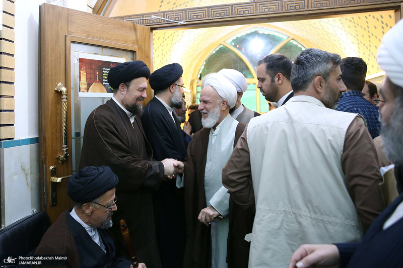 مراسم ختم همسر شهید آیت الله سید مصطفی خمینی (ره) -3