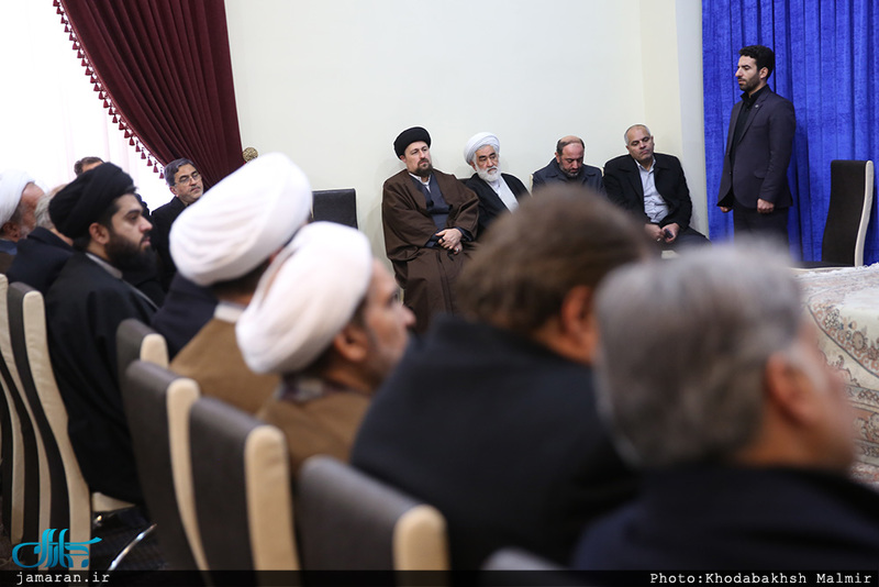 دیدار رئیس و کارکنان سازمان فرهنگ و ارتباطات اسلامی با سید حسن خمینی