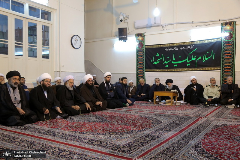 مراسم عزاداری شهادت امام رضا(ع) در بیوت مراجع عظام تقلید