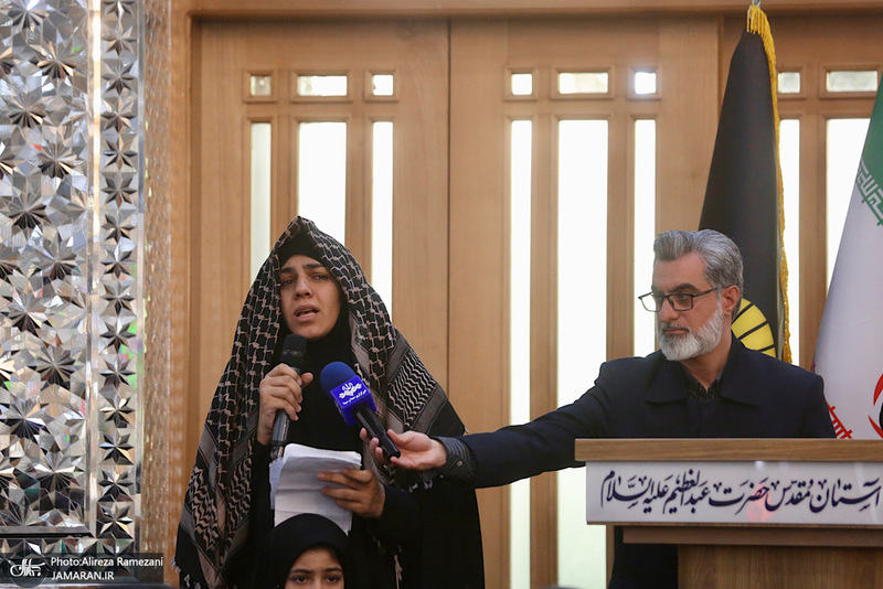 مراسم تشییع پیکر شهیدان سردار حسین سلامی و مسعود شانه ای