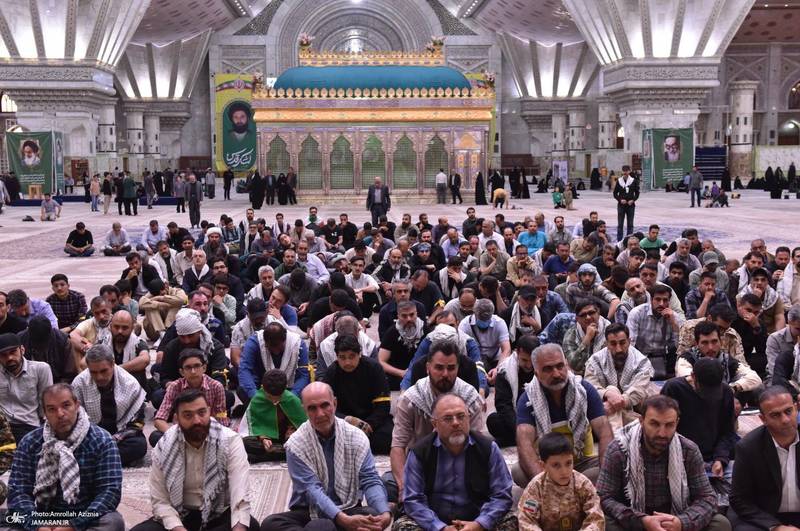 تجدید میثاق اعضای قرارگاه قاسم با آرمان‌های امام خمینی (س)
