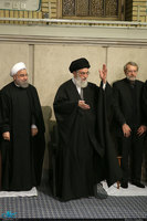 مراسم ترحیم آیت الله هاشمی رفسنجانی در حسینیه امام خمینی(ره)