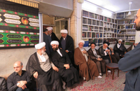 مجلس سوگواری شهادت امام جعفر صادق (ع) در دفتر آیت الله العظمی صانعی (1)